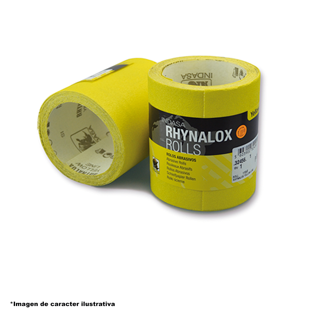 3 X 5m P60 grano curso INDASA Papel de lija de óxido rhynolite yellowline Papel De Vidrio 